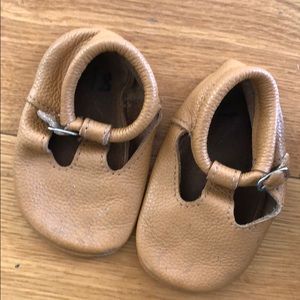 Leather Mary Jane moccasins